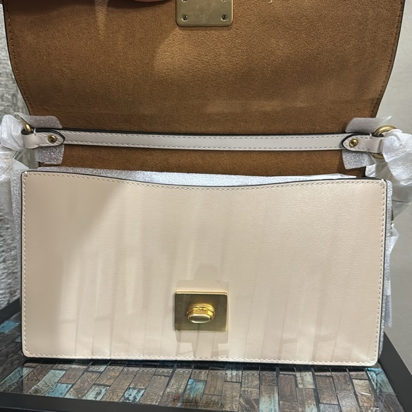 Coach Hutton Colorblock Leather Shoulder Bag - Picture 7 of 13